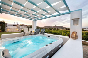 Luxury Paros Villa Villa Vrachos Superior 1-Bedroom Villa with Jacuzzi Naousa